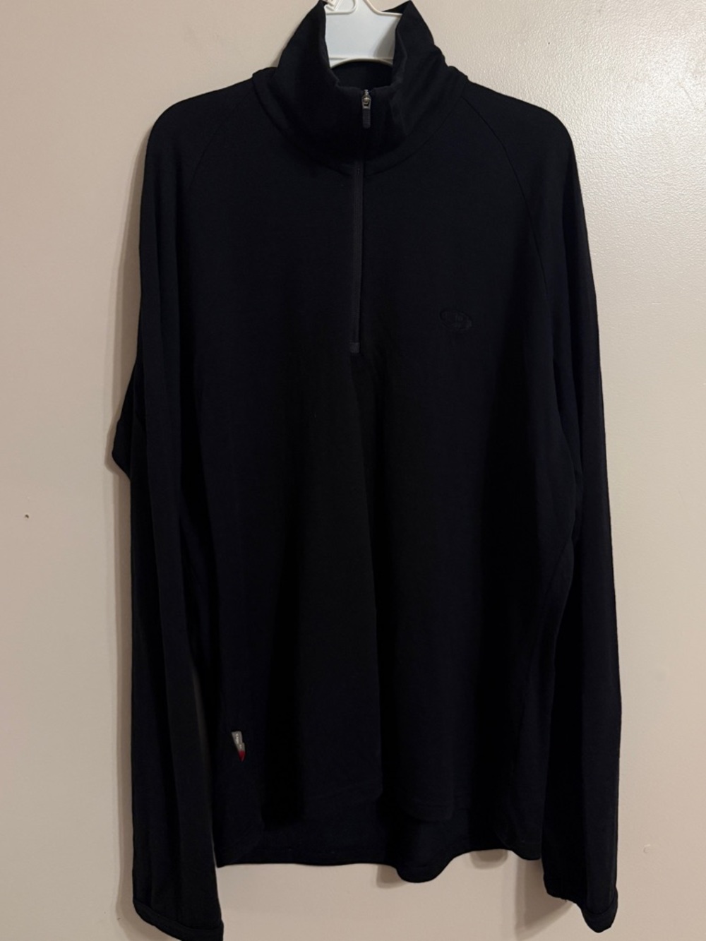 Icebeaker 260‎ 100% Merino Wool Long Sleeve Quarter Zip Base Layer Men’s Large